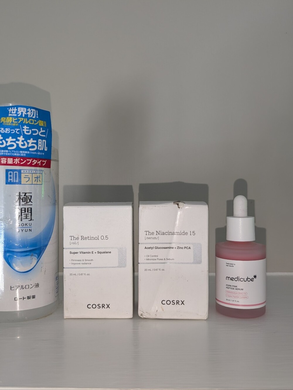 K-Beauty & J-Beauty Skincare Lot: Hada Labo, COSRX, Medicube